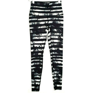 Lululemon Wunder Under Shady Palms Striped Legging